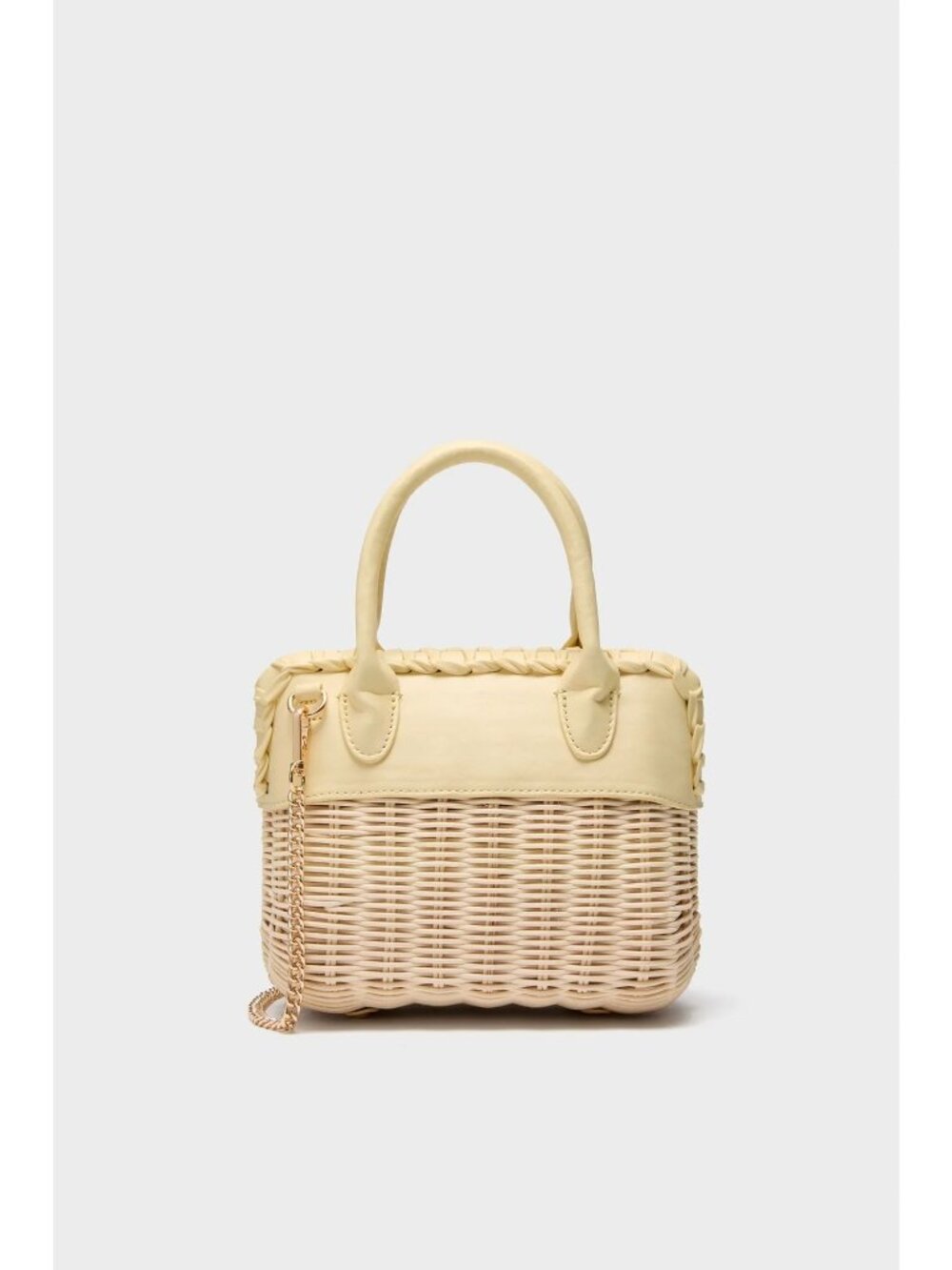 Moda Luxe Maya Crossbody Handbag in Yellow New Raffia Tote Bag Purse